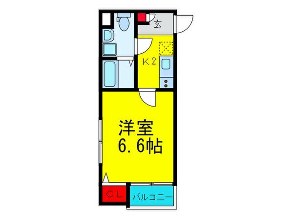 ドゥエリング関目の物件間取画像